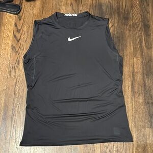 Nike Black Sleeveless Athletic Top